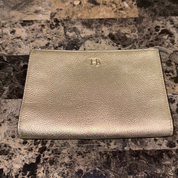 Henri Bendel Gold Metallic Crossbody - Picture 2 of 14